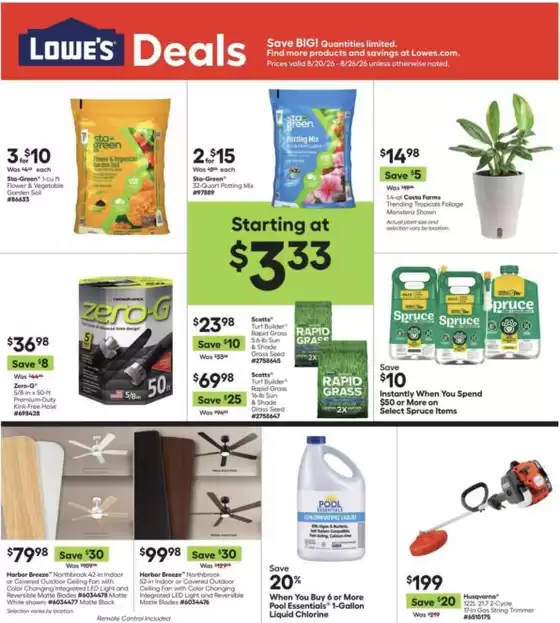 Lowe's catalogue in Meridian ID | New offers to discover | 2026-08-20T00:00:00.000Z - 2026-08-26T00:00:00.000Z