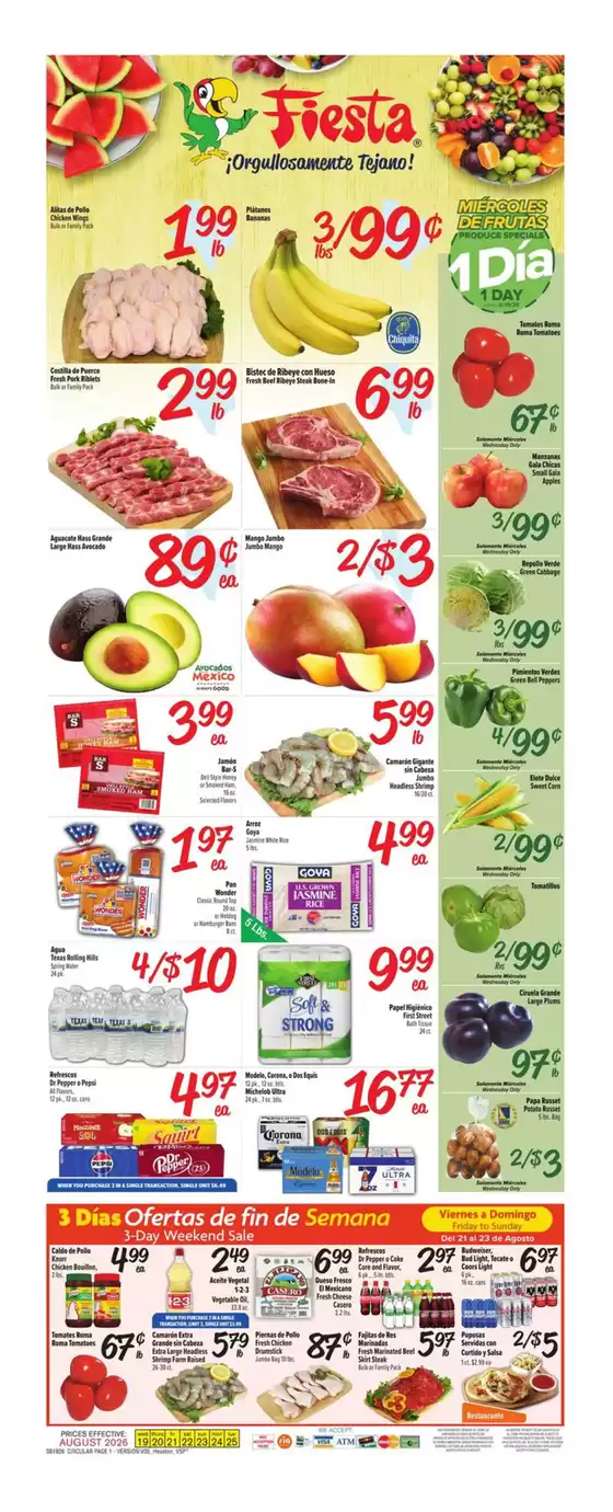 Fiesta Mart catalogue | Exclusive bargains | 2026-08-19T00:00:00.000Z - 2026-08-25T00:00:00.000Z