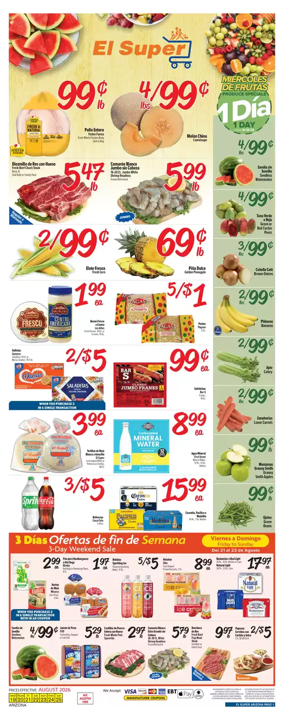 El Super catalogue | Top offers for smart savers | 2026-08-19T00:00:00.000Z - 2026-08-25T00:00:00.000Z