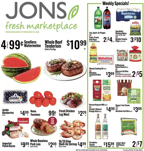 Jons International catalogue | Great discounts on selected products | 2026-08-19T00:00:00.000Z - 2026-08-25T00:00:00.000Z