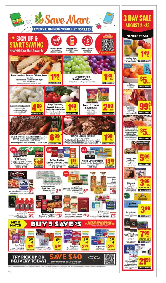 Save Mart catalogue | Weekly | 2026-08-19T00:00:00.000Z - 2026-08-25T00:00:00.000Z