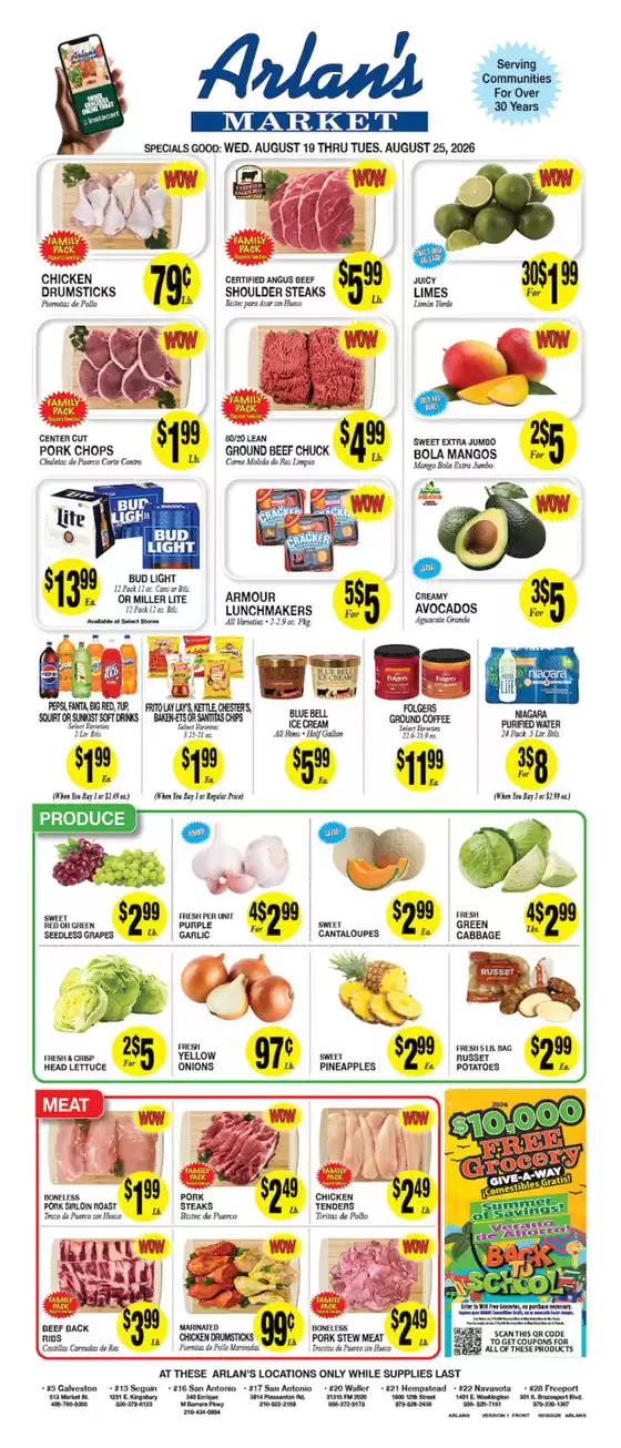 Arlan's Market catalogue | Great offer for bargain hunters | 2026-08-19T00:00:00.000Z - 2026-08-25T00:00:00.000Z