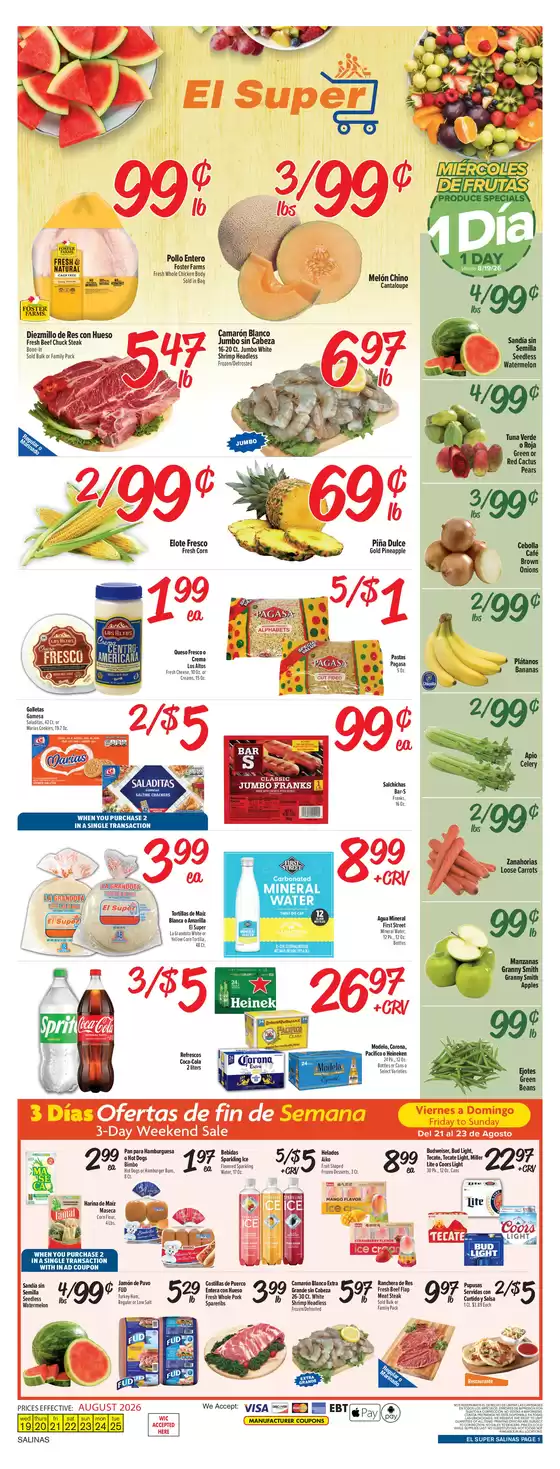 El Super catalogue | Attractive special offers for everyone | 2026-08-19T00:00:00.000Z - 2026-08-25T00:00:00.000Z