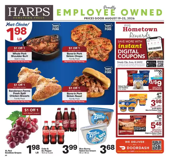 Harp's Market catalogue | Exclusive deals for our customers | 2026-08-19T00:00:00.000Z - 2026-08-25T00:00:00.000Z
