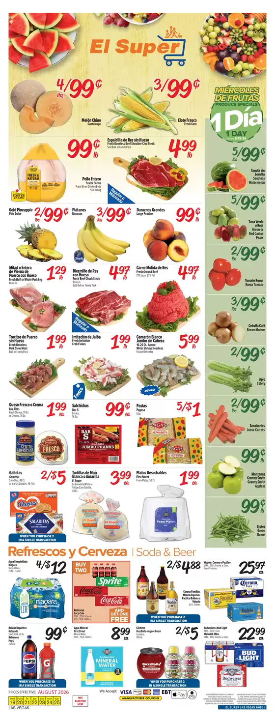 El Super catalogue | Offers for bargain hunters | 2026-08-19T00:00:00.000Z - 2026-08-25T00:00:00.000Z