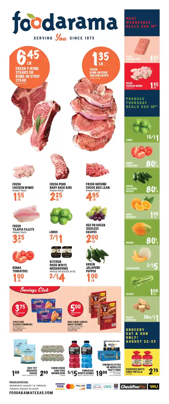 Foodarama catalogue | Foodarama weekly ad | 2026-08-19T00:00:00.000Z - 2026-08-25T00:00:00.000Z