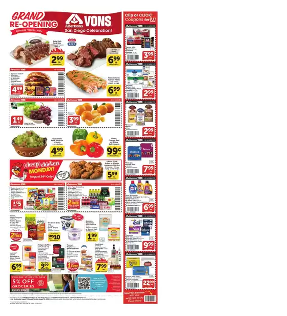 Vons catalogue in Yucca Valley CA | Weekly Ad - SoCal | 2026-08-19T00:00:00.000Z - 2026-08-25T00:00:00.000Z