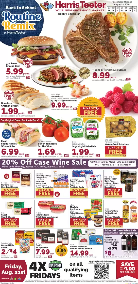 Harris Teeter catalogue | Weekly Ad | 2026-08-19T00:00:00.000Z - 2026-08-25T00:00:00.000Z
