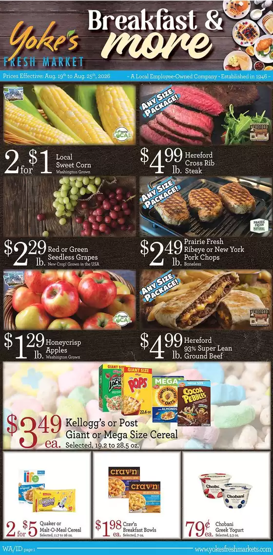 Yoke's Fresh Market catalogue | Yoke's Fresh Market Weekly Ad | 2026-08-19T00:00:00.000Z - 2026-08-25T00:00:00.000Z