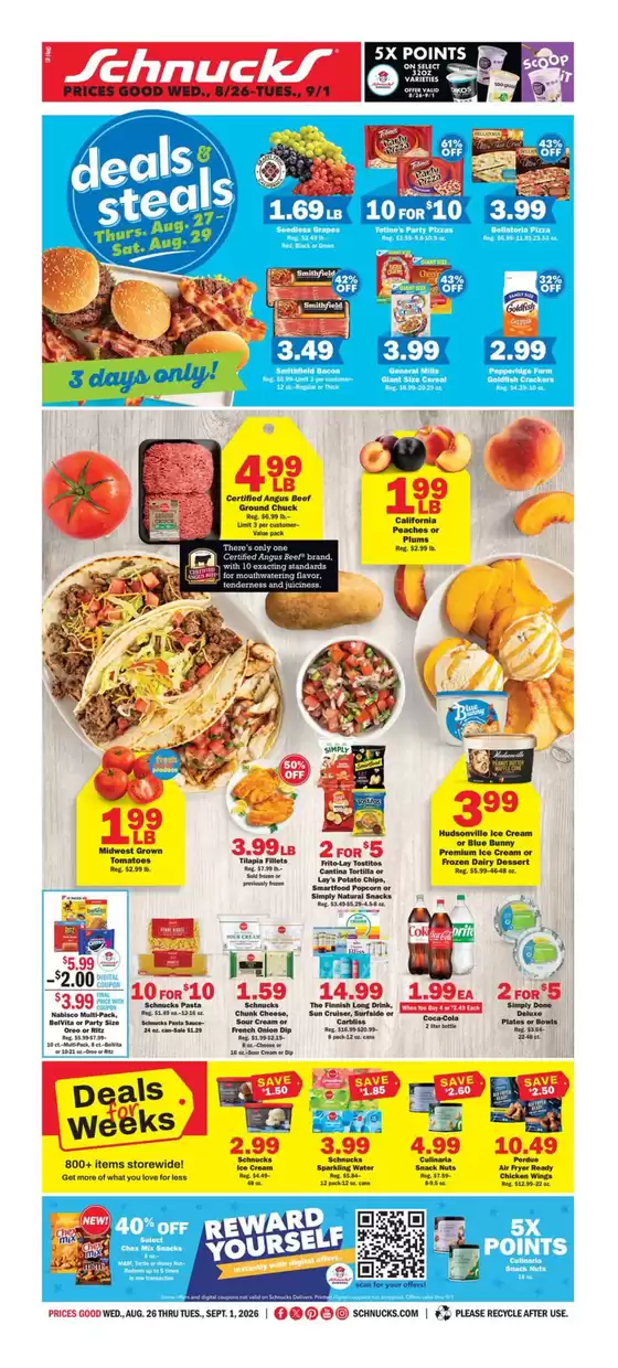 Schnucks catalogue | New offers to discover | 2026-08-26T00:00:00.000Z - 2026-09-01T00:00:00.000Z