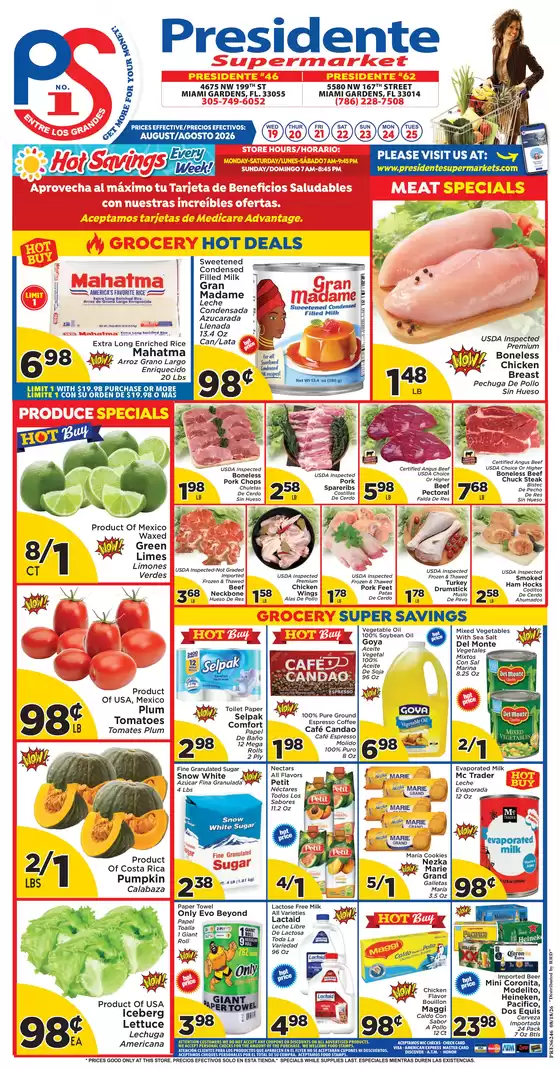 Presidente catalogue | Our best deals for you | 2026-08-19T00:00:00.000Z - 2026-08-25T00:00:00.000Z