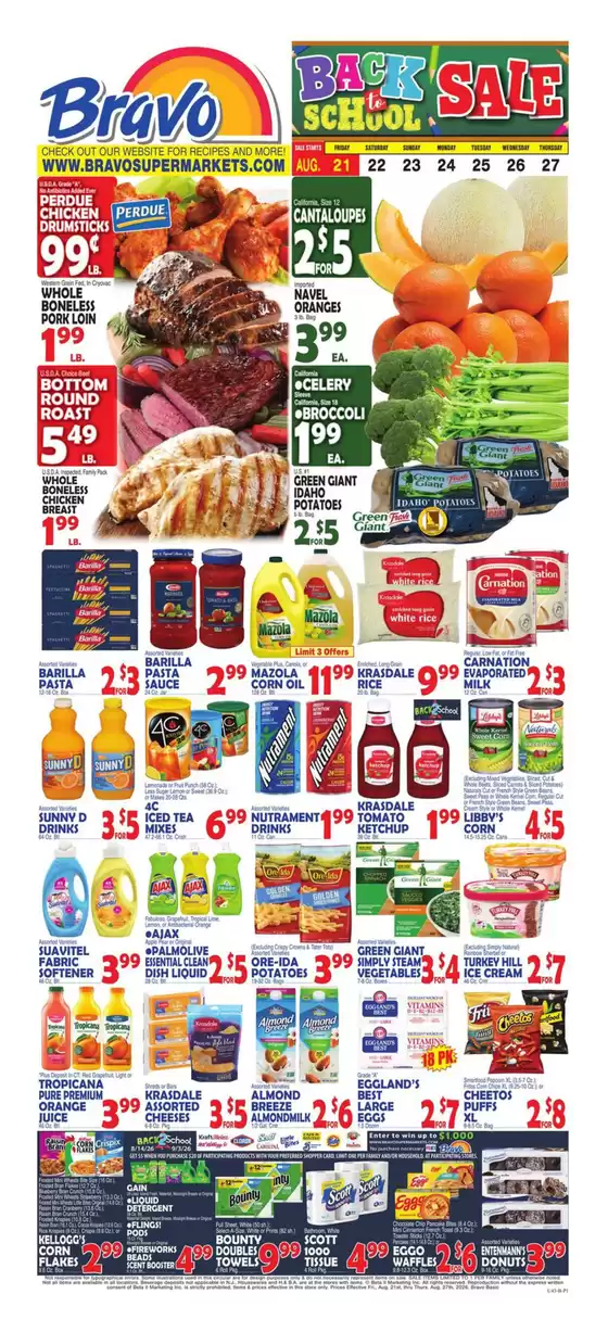 Bravo Supermarkets catalogue in Westwood NJ | Wide range of offers | 2026-08-21T00:00:00.000Z - 2026-08-27T00:00:00.000Z