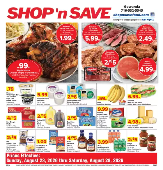Shop 'n Save catalogue | Current special promotions | 2026-08-23T00:00:00.000Z - 2026-08-29T00:00:00.000Z