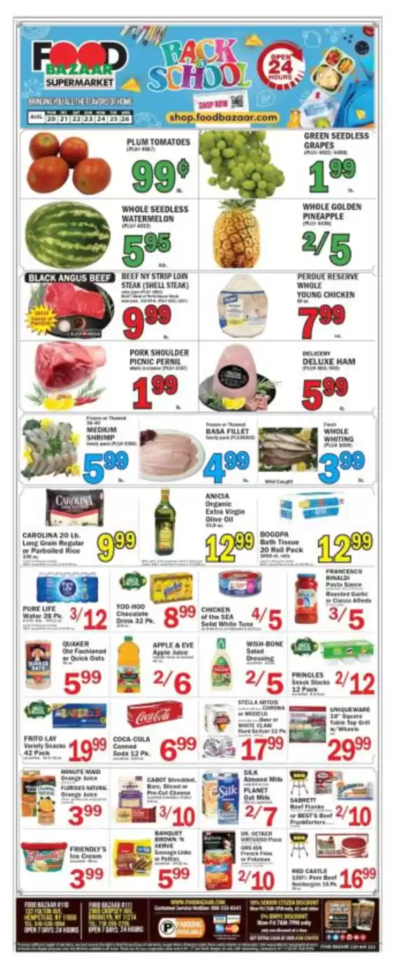 Food Bazaar catalogue in Jericho NY | Special offers for you | 2026-08-20T00:00:00.000Z - 2026-08-26T00:00:00.000Z