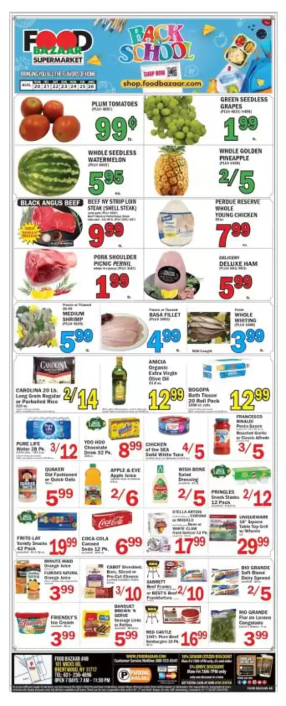 Food Bazaar catalogue in Jericho NY | Our best deals for you | 2026-08-20T00:00:00.000Z - 2026-08-26T00:00:00.000Z