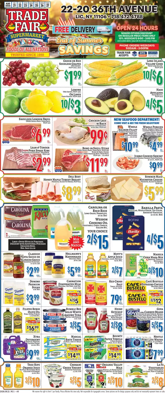 Trade Fair Supermarket catalogue | Our best deals for you | 2026-08-21T00:00:00.000Z - 2026-08-27T00:00:00.000Z