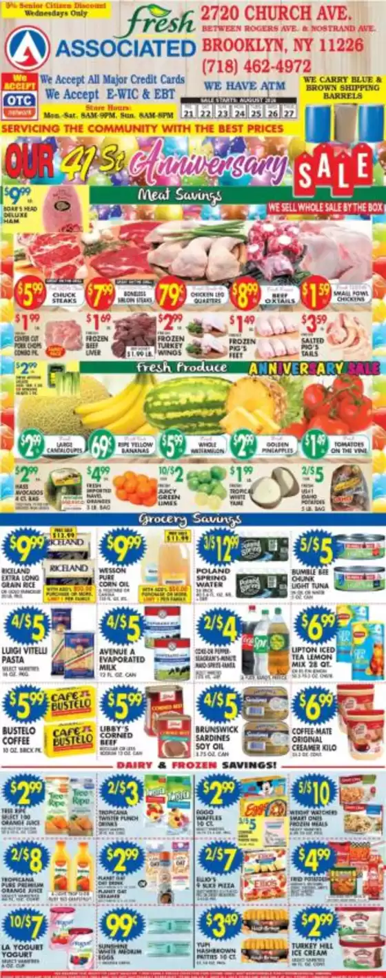 Associated catalogue | Exclusive deals for our customers | 2026-08-21T00:00:00.000Z - 2026-08-27T00:00:00.000Z