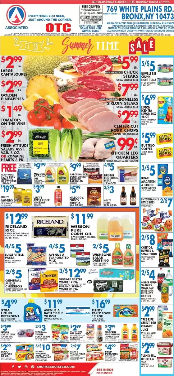 Associated catalogue | Great offer for all customers | 2026-08-21T00:00:00.000Z - 2026-08-27T00:00:00.000Z