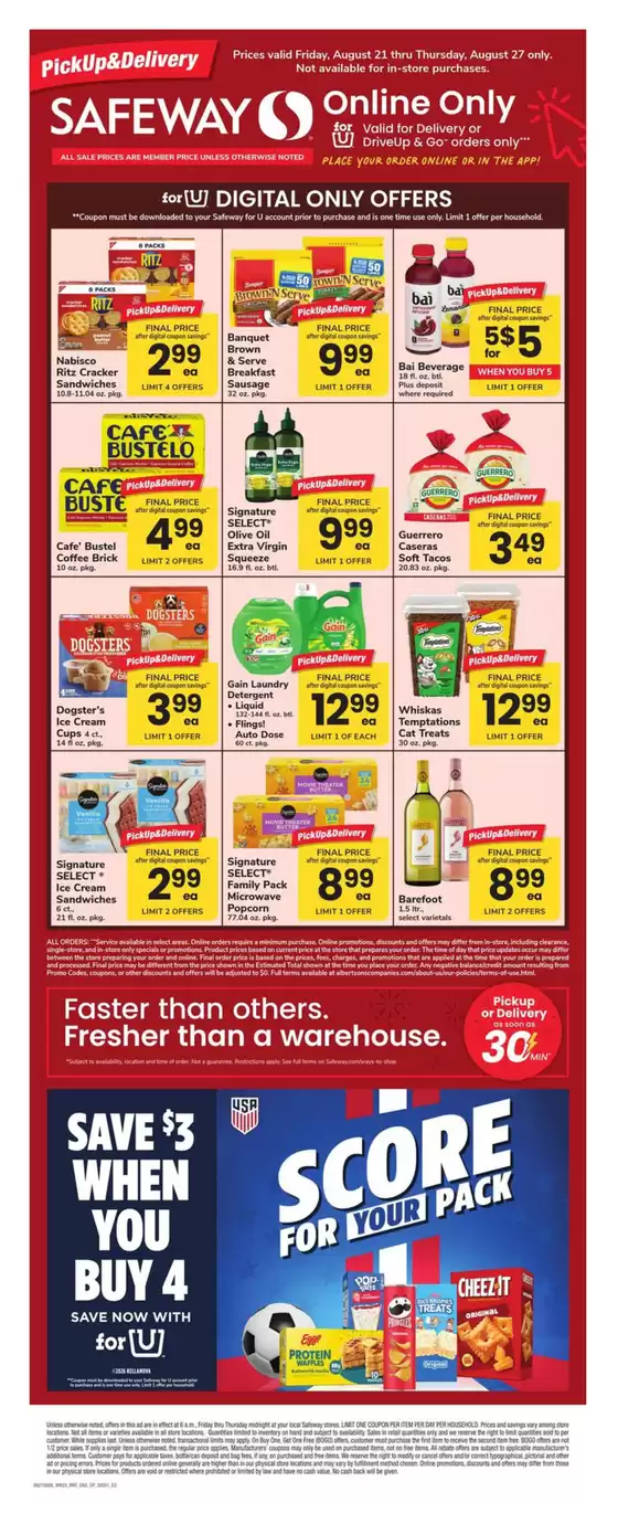 Safeway catalogue in Dale City VA | Current bargains and offers | 2026-08-21T00:00:00.000Z - 2026-08-27T00:00:00.000Z