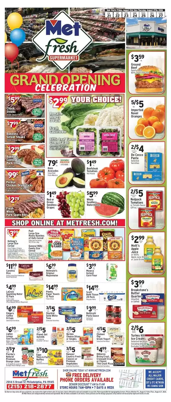 Met Foodmarkets catalogue | Current deals and offers | 2026-08-21T00:00:00.000Z - 2026-08-27T00:00:00.000Z