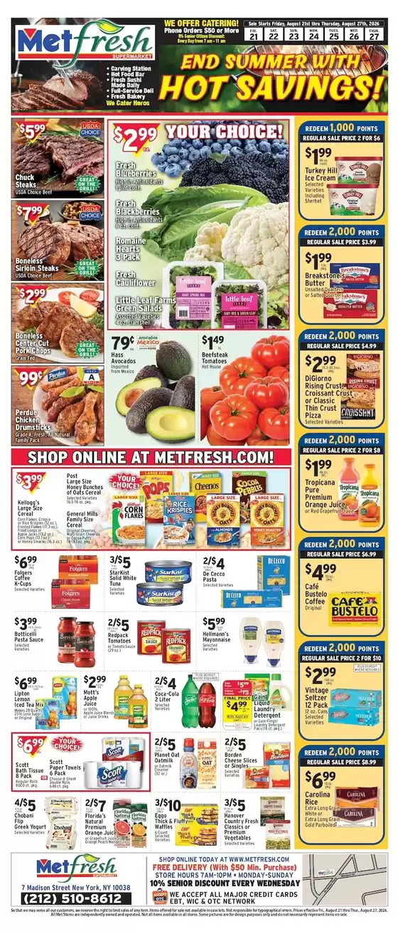Met Foodmarkets catalogue | Discover attractive offers | 2026-08-21T00:00:00.000Z - 2026-08-27T00:00:00.000Z