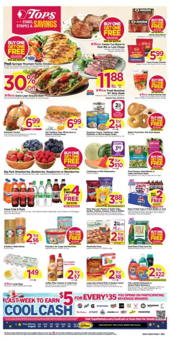 Tops catalogue | Discounts and promotions | 2026-08-23T00:00:00.000Z - 2026-08-29T00:00:00.000Z