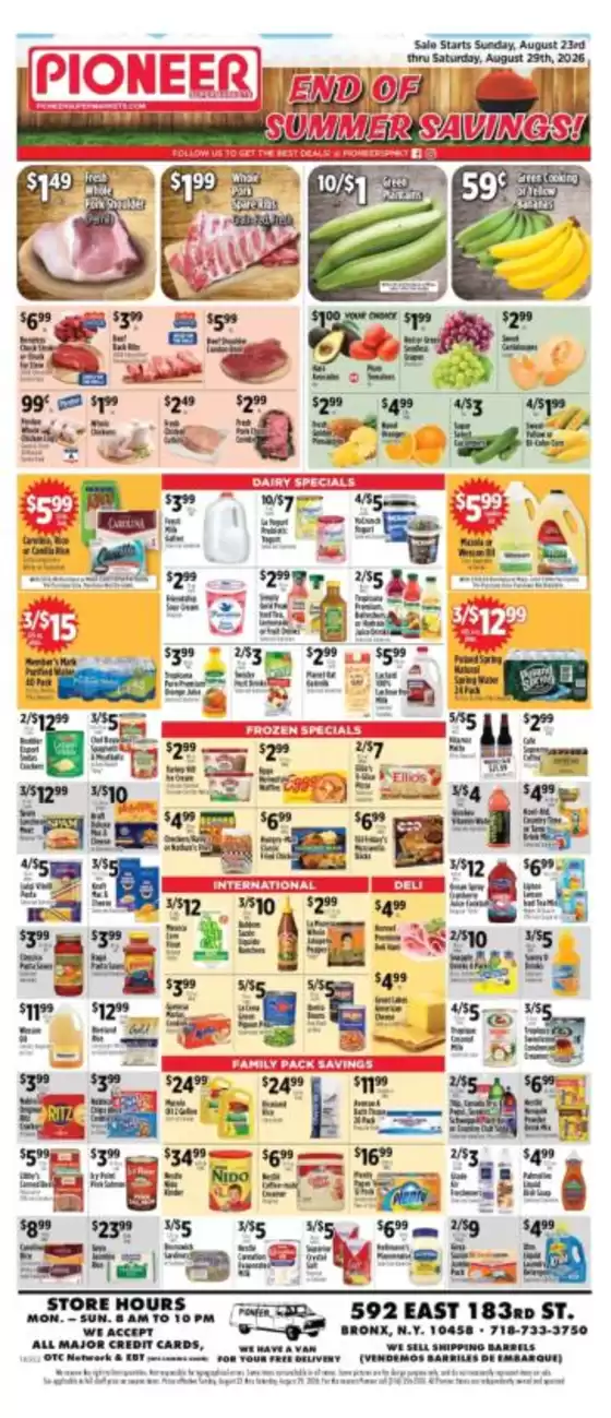 Pioneer Supermarkets catalogue | Top offers for smart savers | 2026-08-23T00:00:00.000Z - 2026-08-29T00:00:00.000Z