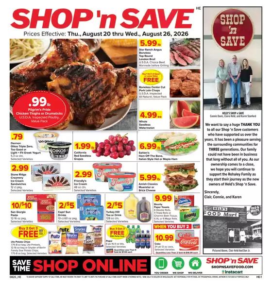 Shop 'n Save catalogue | Top offers for all bargain hunters | 2026-08-20T00:00:00.000Z - 2026-08-26T00:00:00.000Z