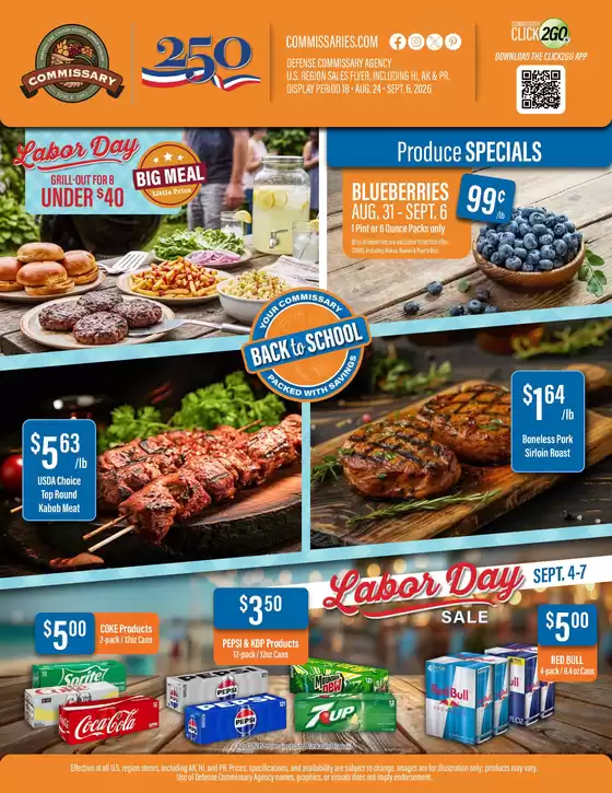 Commissary catalogue in Derby KS | Flyer Commissary | 2026-08-24T00:00:00.000Z - 2026-09-06T00:00:00.000Z