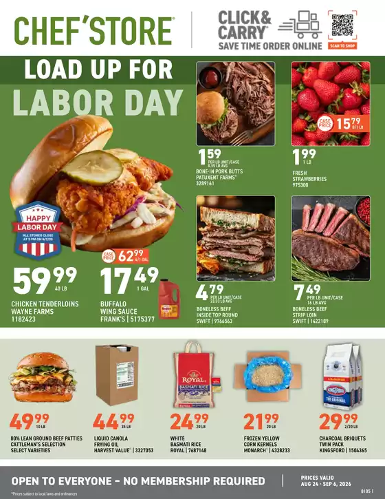 Chef'Store catalogue | Chef'Store weekly ad | 2026-08-24T00:00:00.000Z - 2026-09-06T00:00:00.000Z