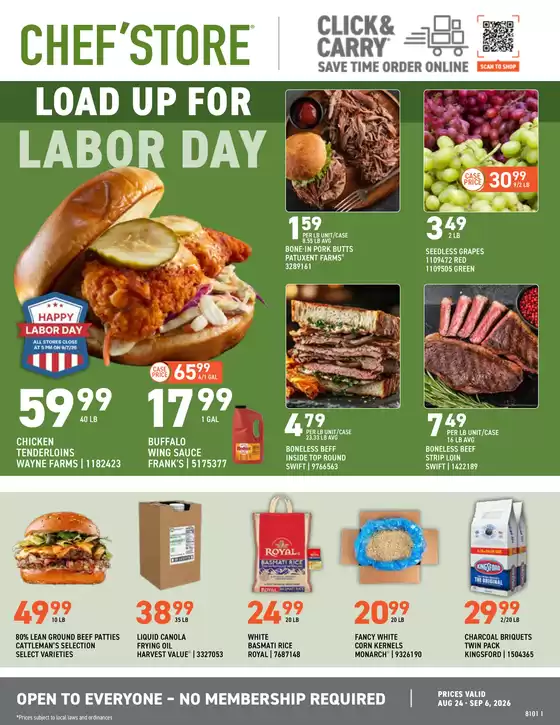 Chef'Store catalogue | Top deals and discounts | 2026-08-24T00:00:00.000Z - 2026-09-06T00:00:00.000Z