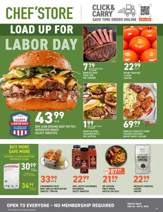 Chef'Store catalogue | Current bargains and offers | 2026-08-24T00:00:00.000Z - 2026-09-06T00:00:00.000Z