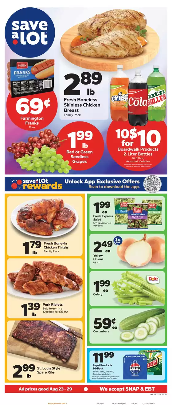 Save a Lot catalogue in East Saint Louis IL | Exclusive deals and bargains | 2026-08-23T00:00:00.000Z - 2026-08-29T00:00:00.000Z