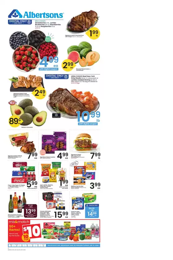 Albertsons catalogue | Attractive special offers for everyone | 2026-08-26T00:00:00.000Z - 2026-09-01T00:00:00.000Z