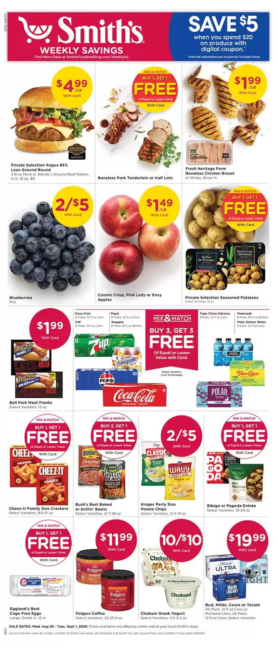 Smith's catalogue | Special offers for you | 2026-08-26T00:00:00.000Z - 2026-09-01T00:00:00.000Z