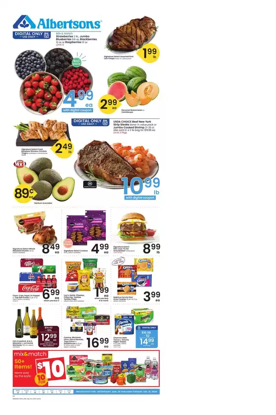 Albertsons catalogue | Current special promotions | 2026-08-26T00:00:00.000Z - 2026-09-01T00:00:00.000Z