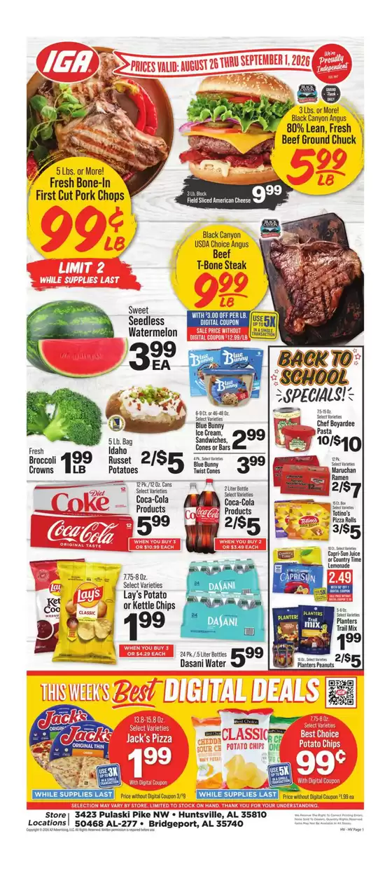 IGA catalogue | Top offers for smart savers | 2026-08-26T00:00:00.000Z - 2026-09-01T00:00:00.000Z