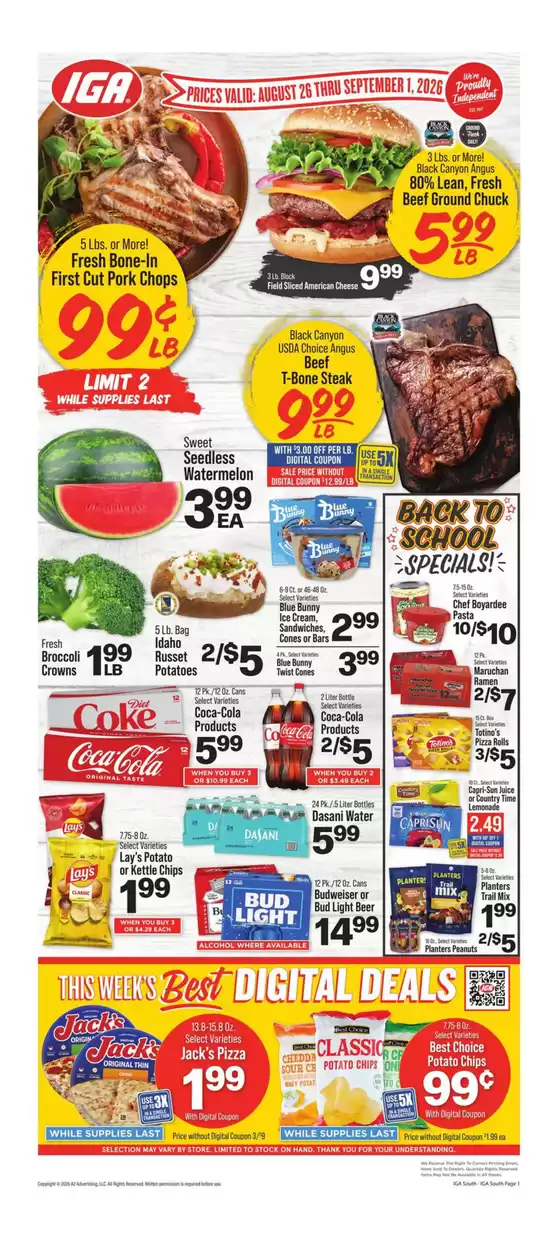IGA catalogue | Attractive special offers for everyone | 2026-08-26T00:00:00.000Z - 2026-09-01T00:00:00.000Z