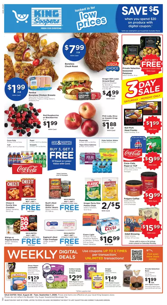 King Soopers catalogue | Weekly Ad | 2026-08-26T00:00:00.000Z - 2026-09-01T00:00:00.000Z