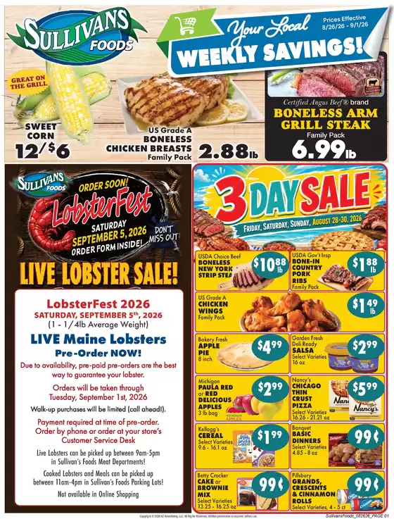 Sullivan's Foods catalogue | Wide range of offers | 2026-08-26T00:00:00.000Z - 2026-09-01T00:00:00.000Z