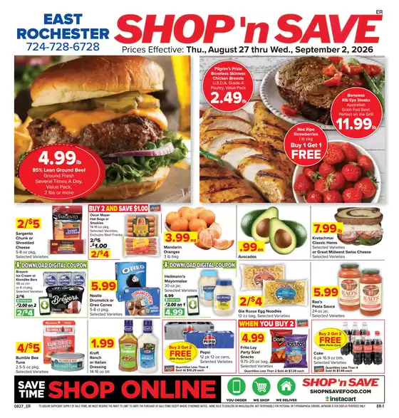 Shop 'n Save catalogue | Great discounts on selected products | 2026-08-27T00:00:00.000Z - 2026-09-02T00:00:00.000Z