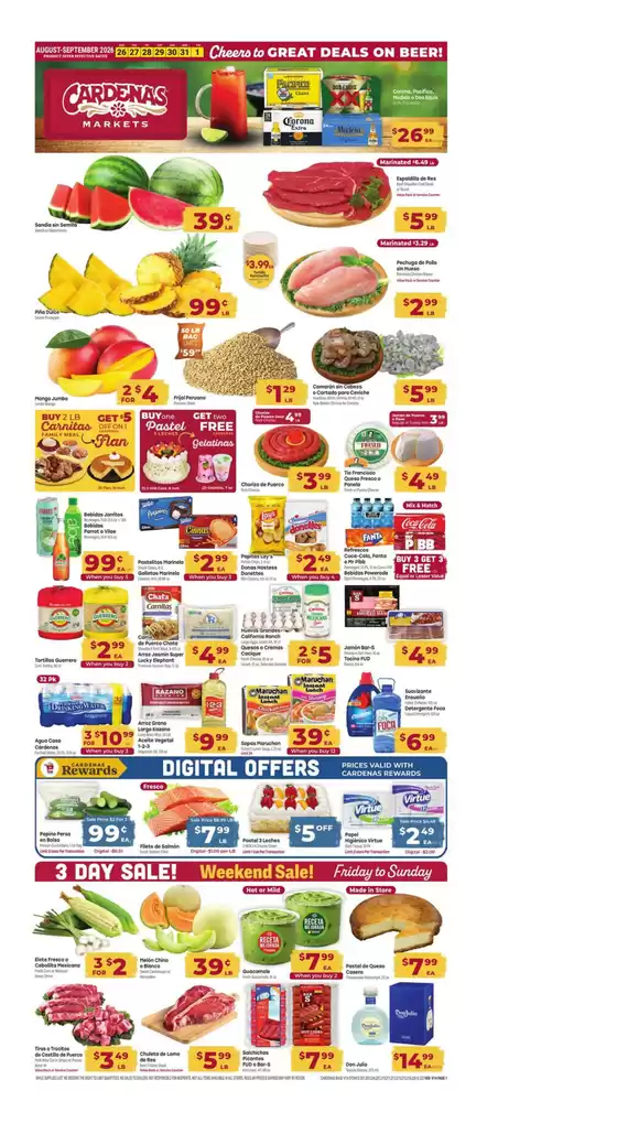 Cardenas catalogue in Pinole CA | Discounts and promotions | 2026-08-26T00:00:00.000Z - 2026-09-01T00:00:00.000Z