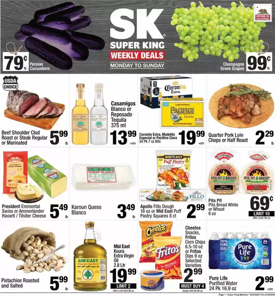 Super King Markets catalogue | Weekly add Super King Markets | 2026-08-24T00:00:00.000Z - 2026-08-30T00:00:00.000Z