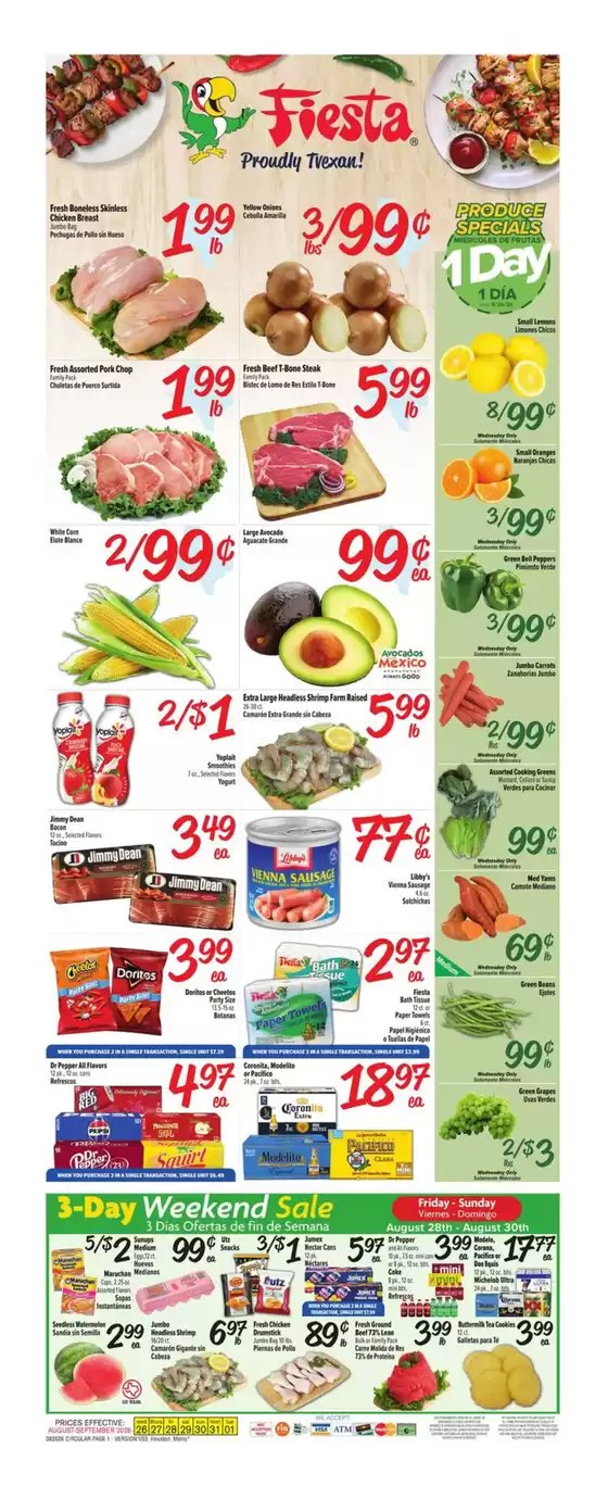 Fiesta Mart catalogue | New offers to discover | 2026-08-26T00:00:00.000Z - 2026-09-01T00:00:00.000Z
