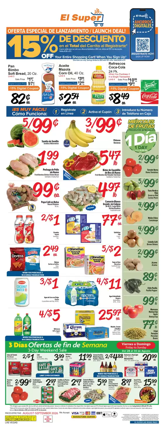 El Super catalogue | Exclusive deals and bargains | 2026-08-26T00:00:00.000Z - 2026-09-01T00:00:00.000Z