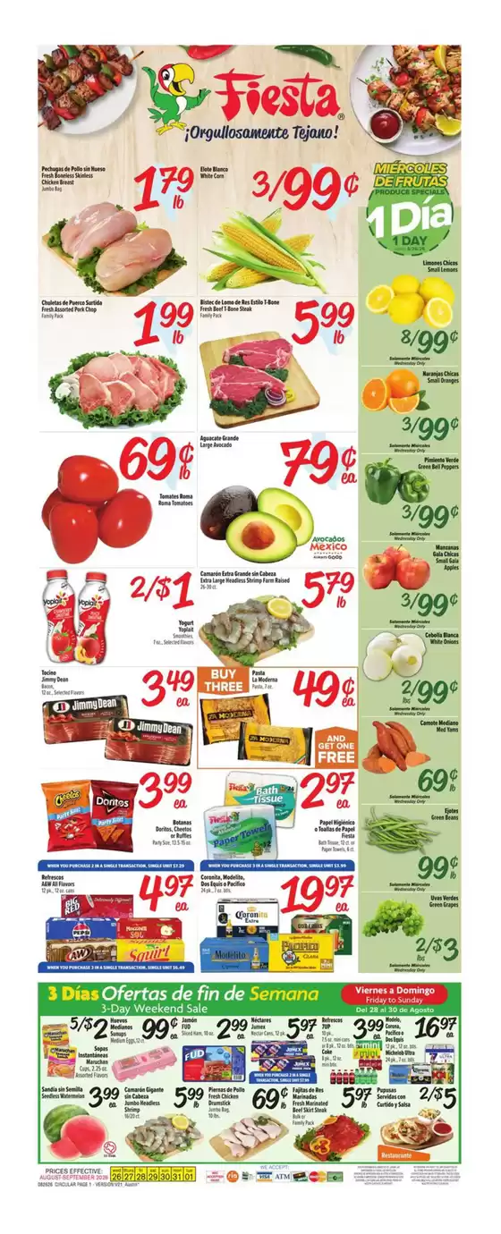 Fiesta Mart catalogue | Top offers for all bargain hunters | 2026-08-26T00:00:00.000Z - 2026-09-01T00:00:00.000Z