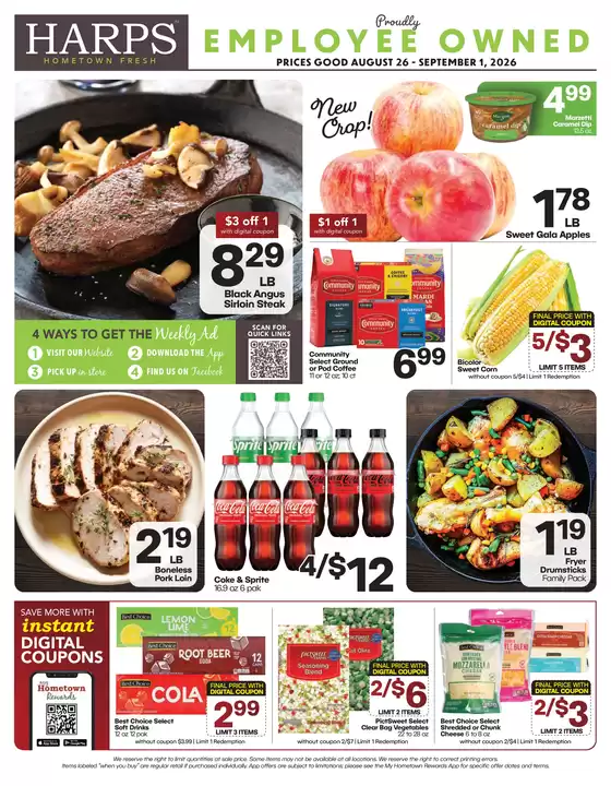 Harp's Market catalogue | Our best deals for you | 2026-08-26T00:00:00.000Z - 2026-09-01T00:00:00.000Z
