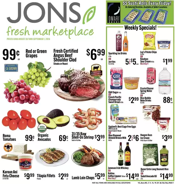 Jons International catalogue | Our best offers for you | 2026-08-26T00:00:00.000Z - 2026-09-01T00:00:00.000Z