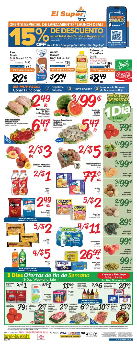 El Super catalogue | Our best bargains | 2026-08-26T00:00:00.000Z - 2026-09-01T00:00:00.000Z