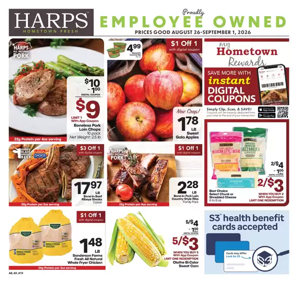 Harp's Market catalogue | Top deals and discounts | 2026-08-26T00:00:00.000Z - 2026-09-01T00:00:00.000Z